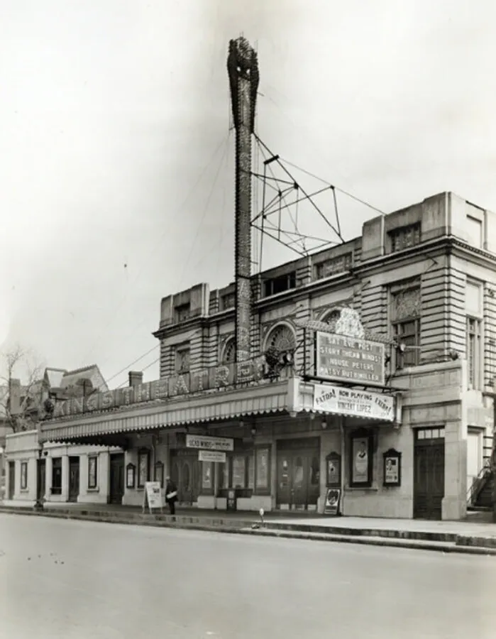 Vintage view from the southwest