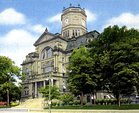 Vintage view from the northwest