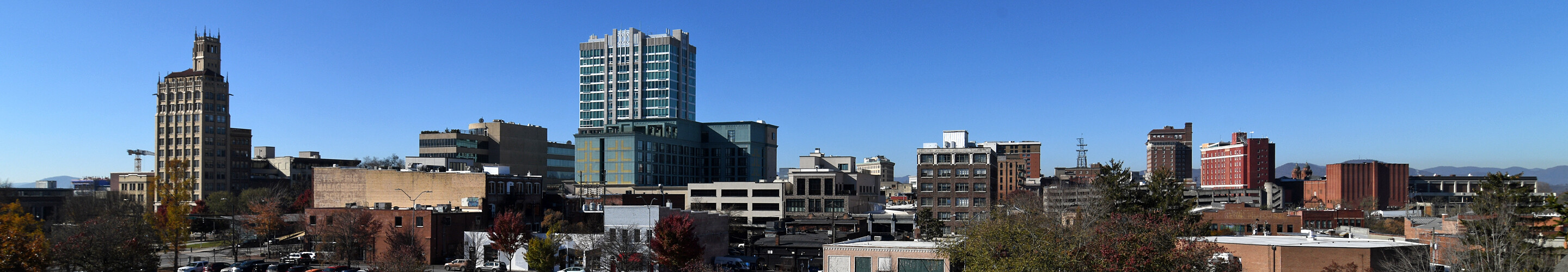Downtown from the northeast