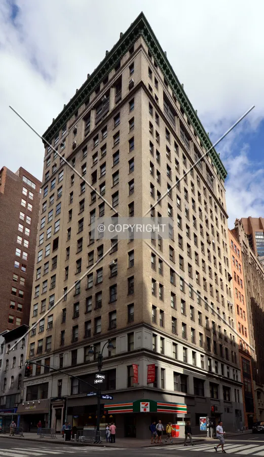 View from the west at Madison Avenue and 33rd Street