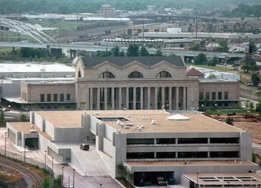 Vintage view from the southeast