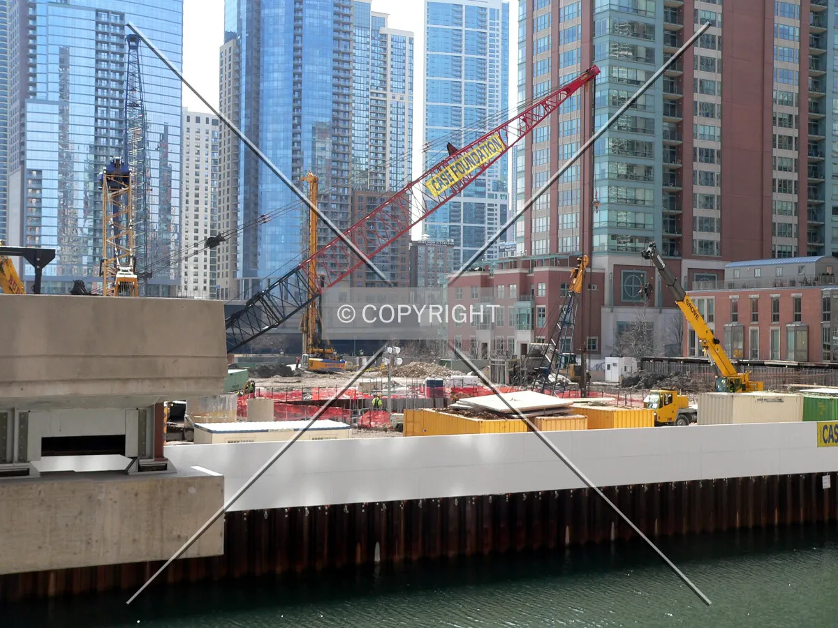 View to the southwest from Lake Shore Drive