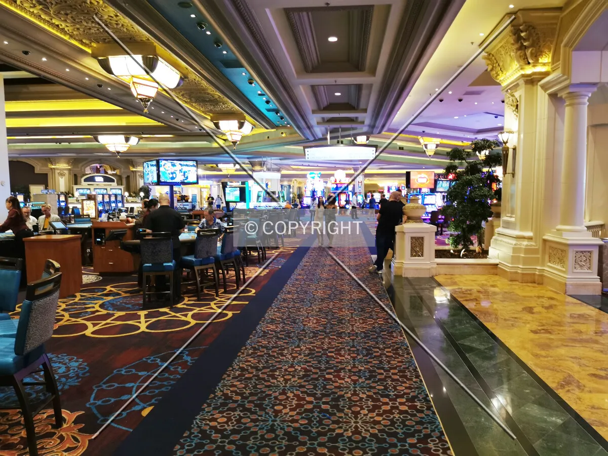 Inside the Mandalay Bay casino