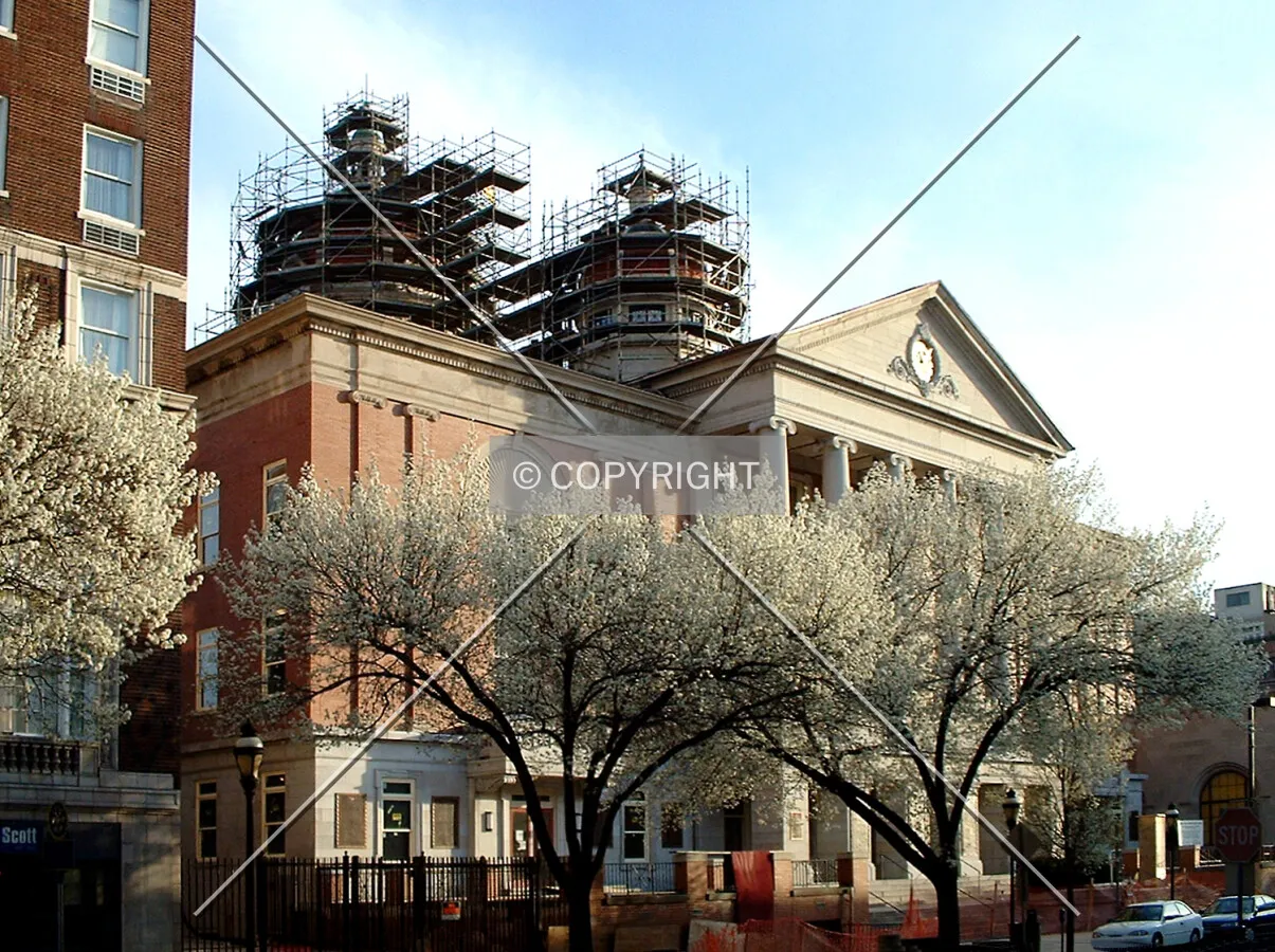 View from the northeast across Market Street