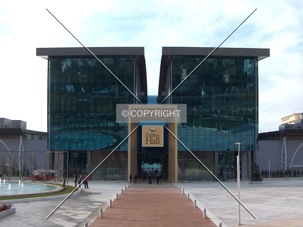 Front entrance and the plaza