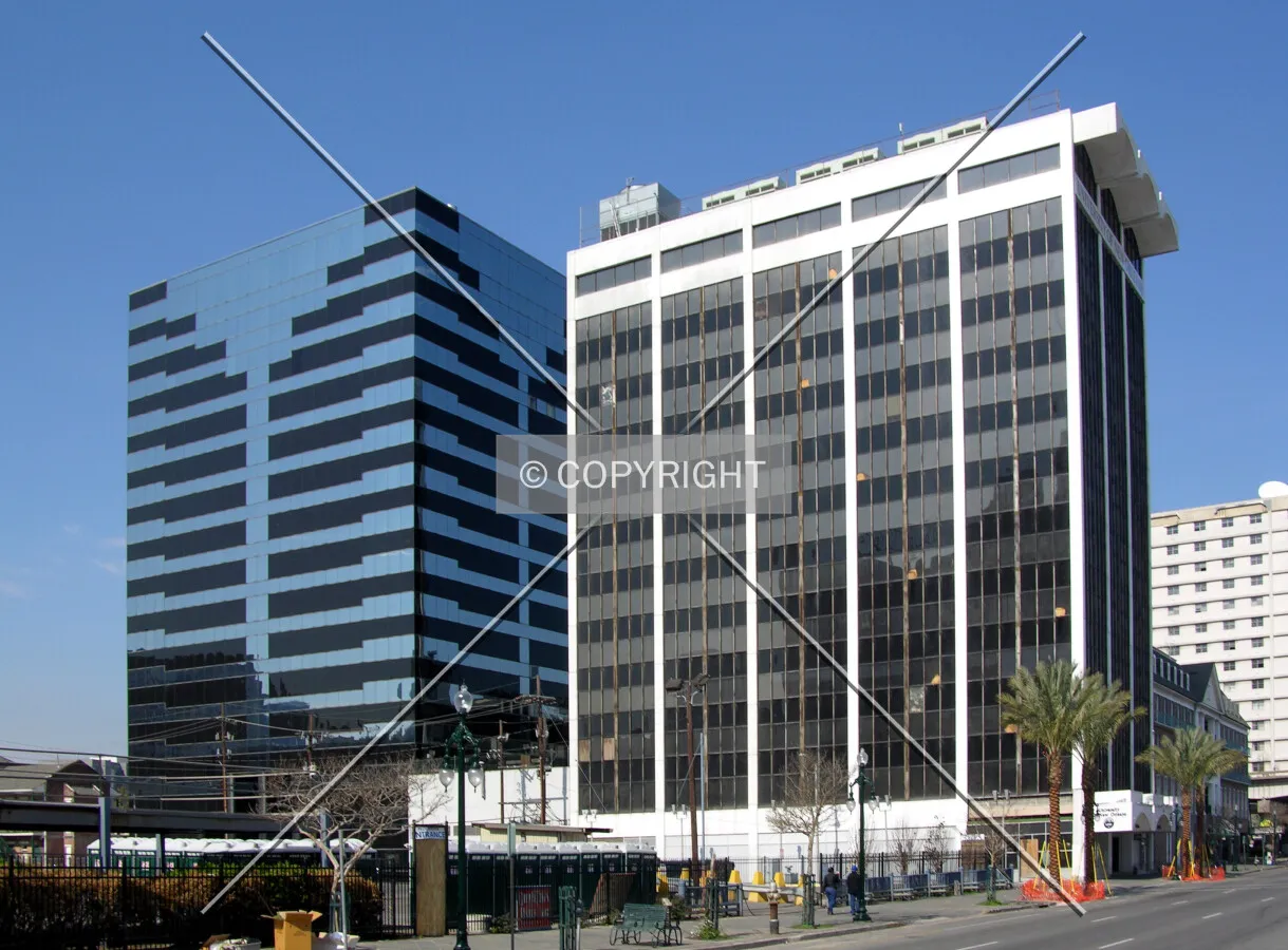 Looking southeast from Canal Street