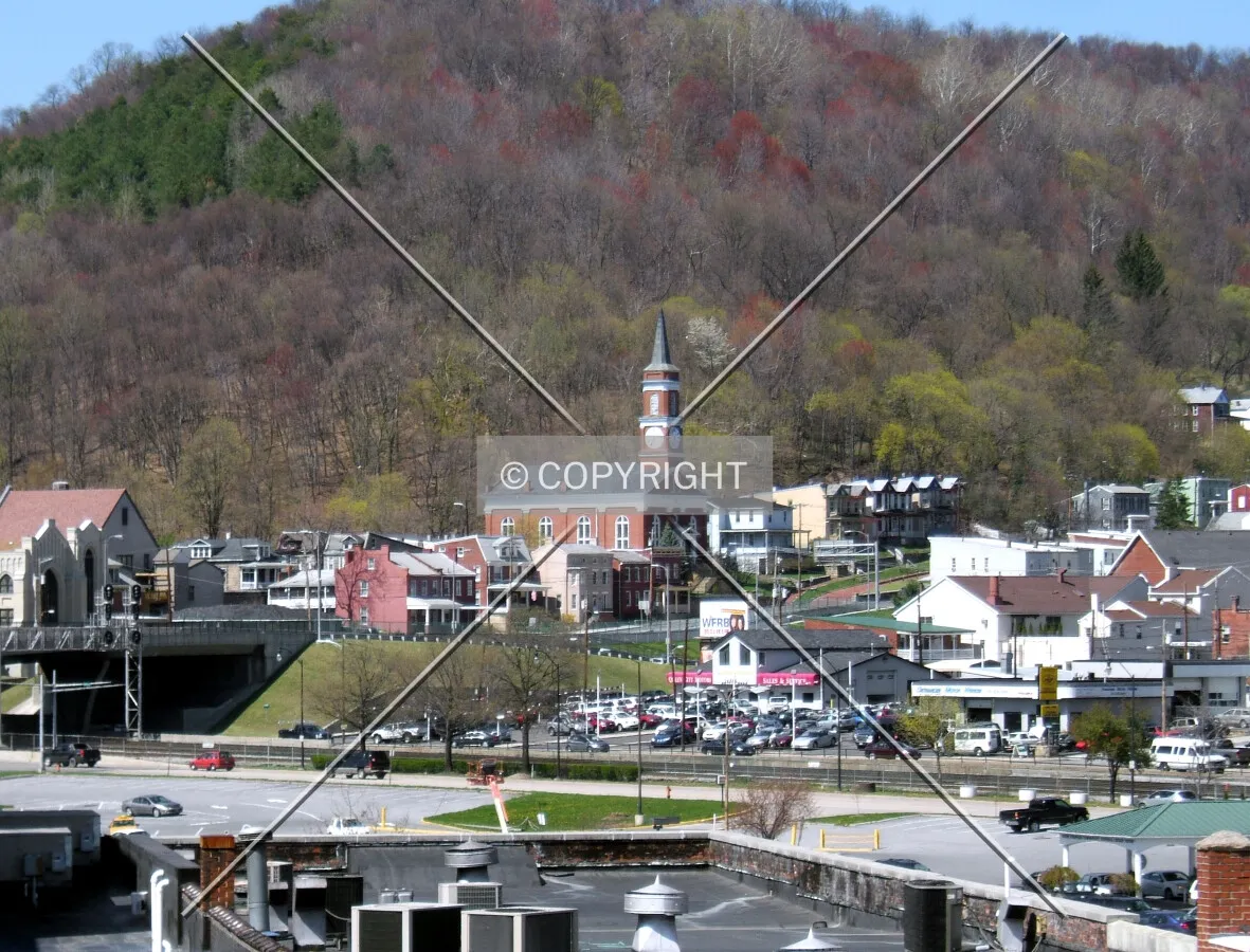 View from the southeast