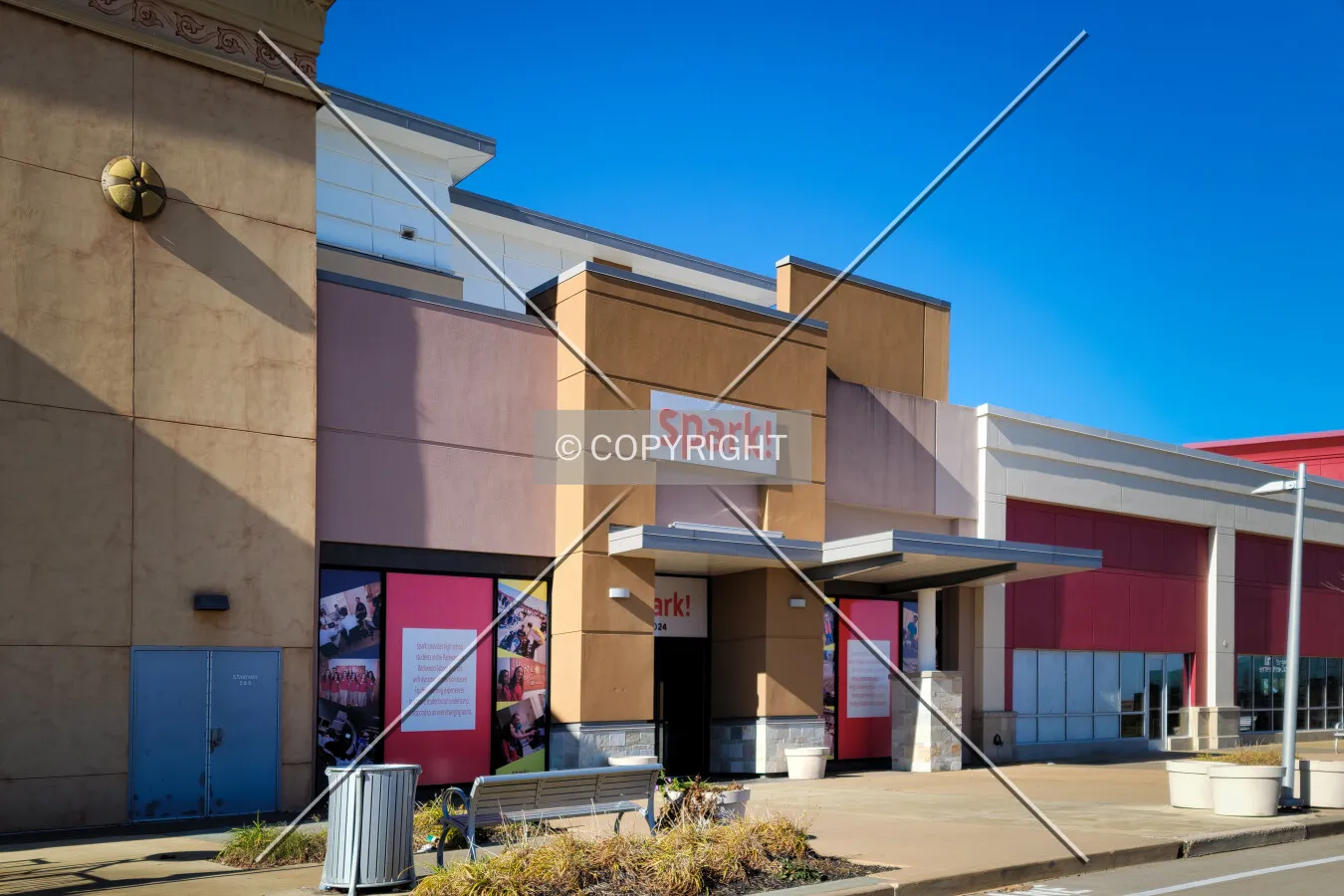Entrance to Spark!; November 28, 2021