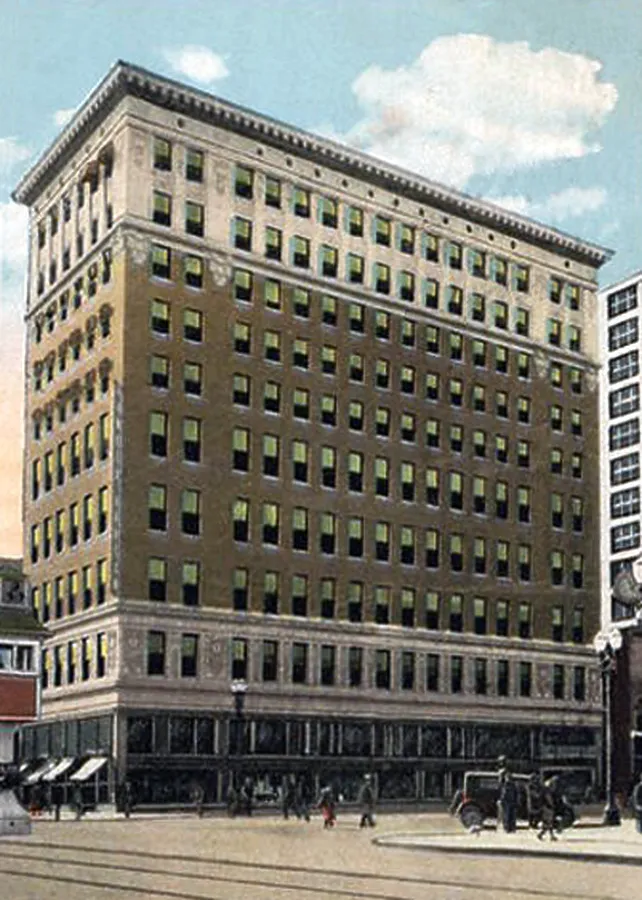Vintage view from the northeast