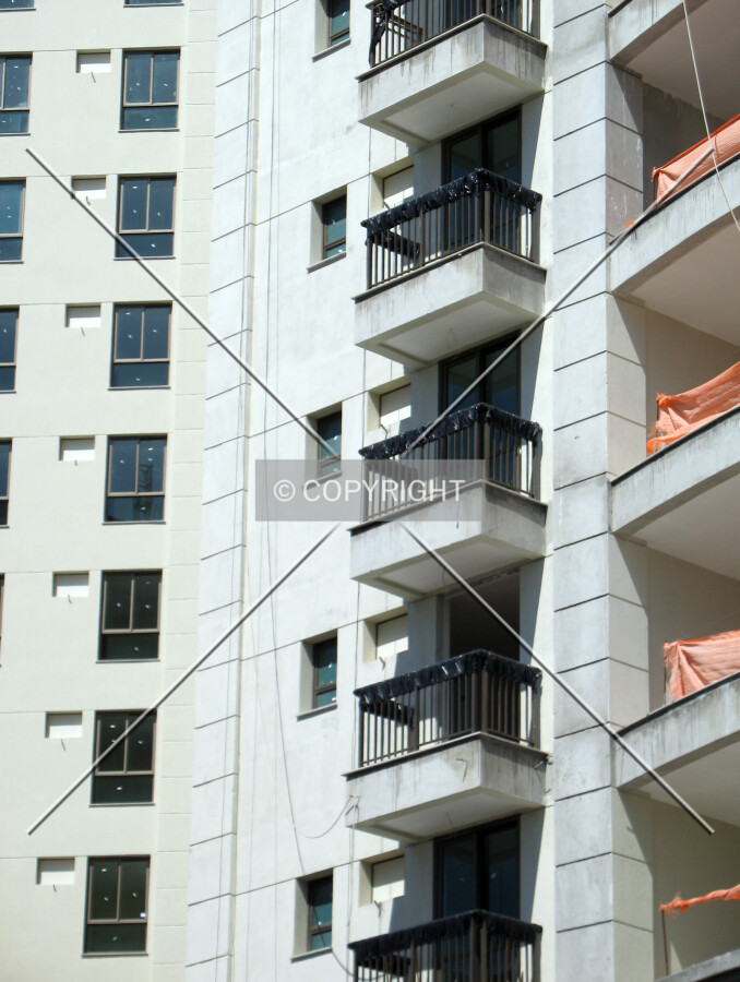 Detail of the balconies