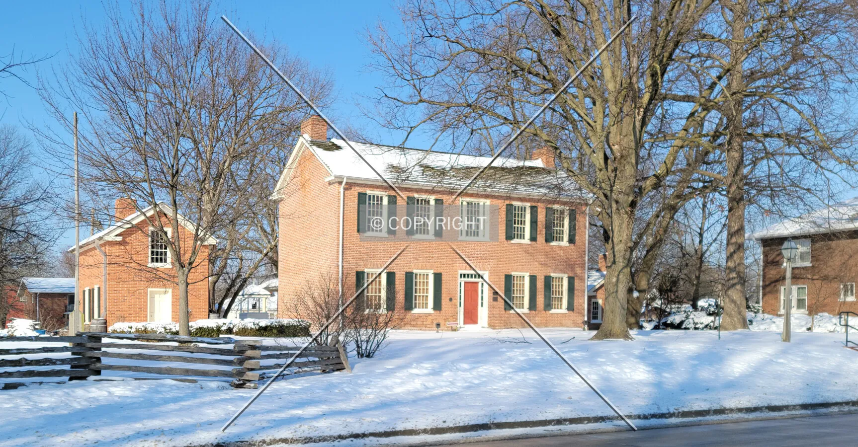 From the southeast; February 18, 2021