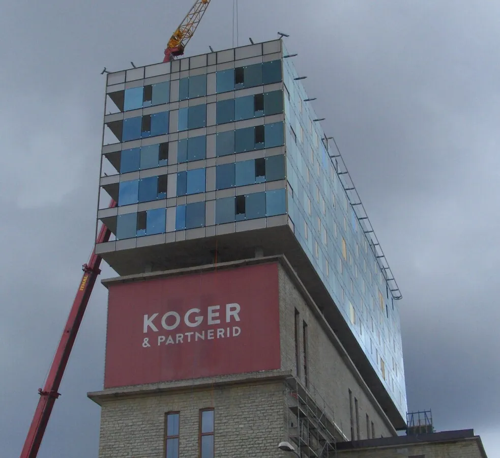 The new top of the building