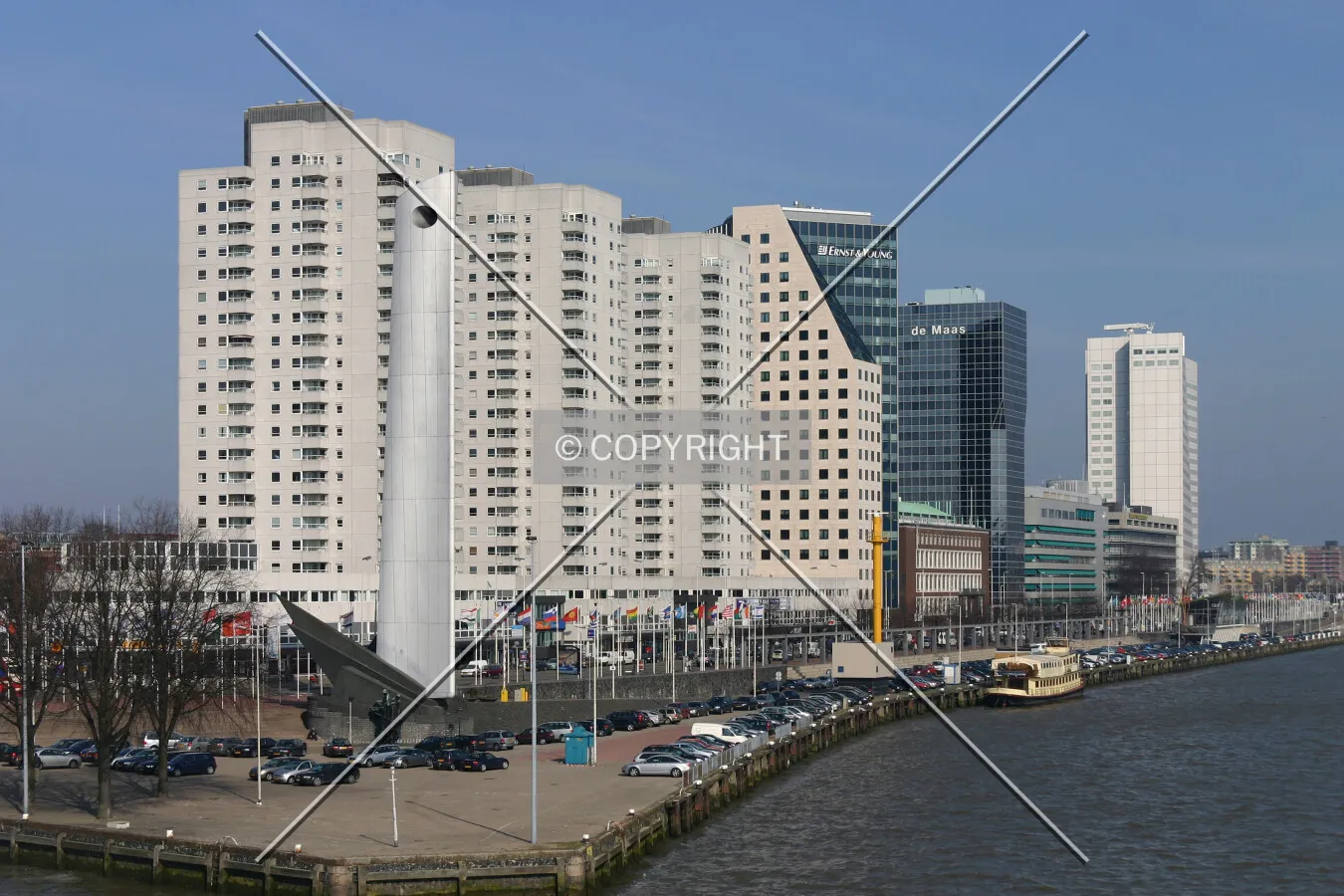 View from Erasmusbrug