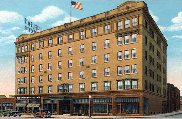 Vintage view from the northeast