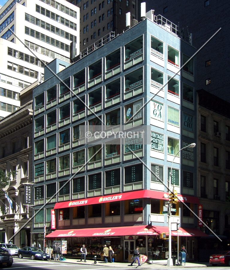 View from the southeast at 54th Street and Madison Avenue
