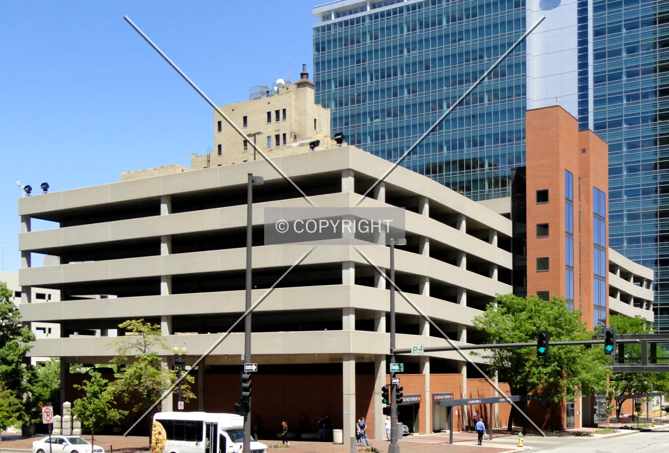 From across Douglas Street to the southwest