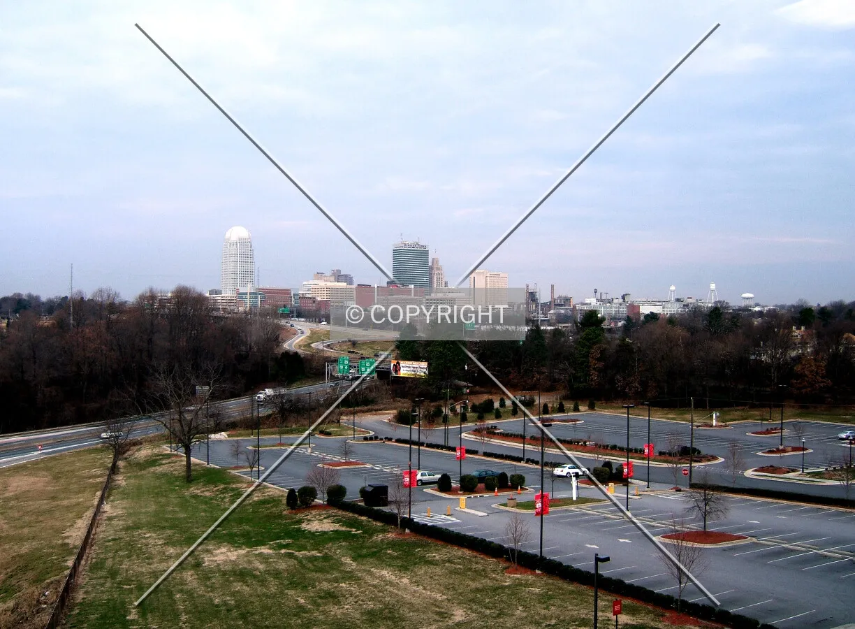 Downtown from the southeast