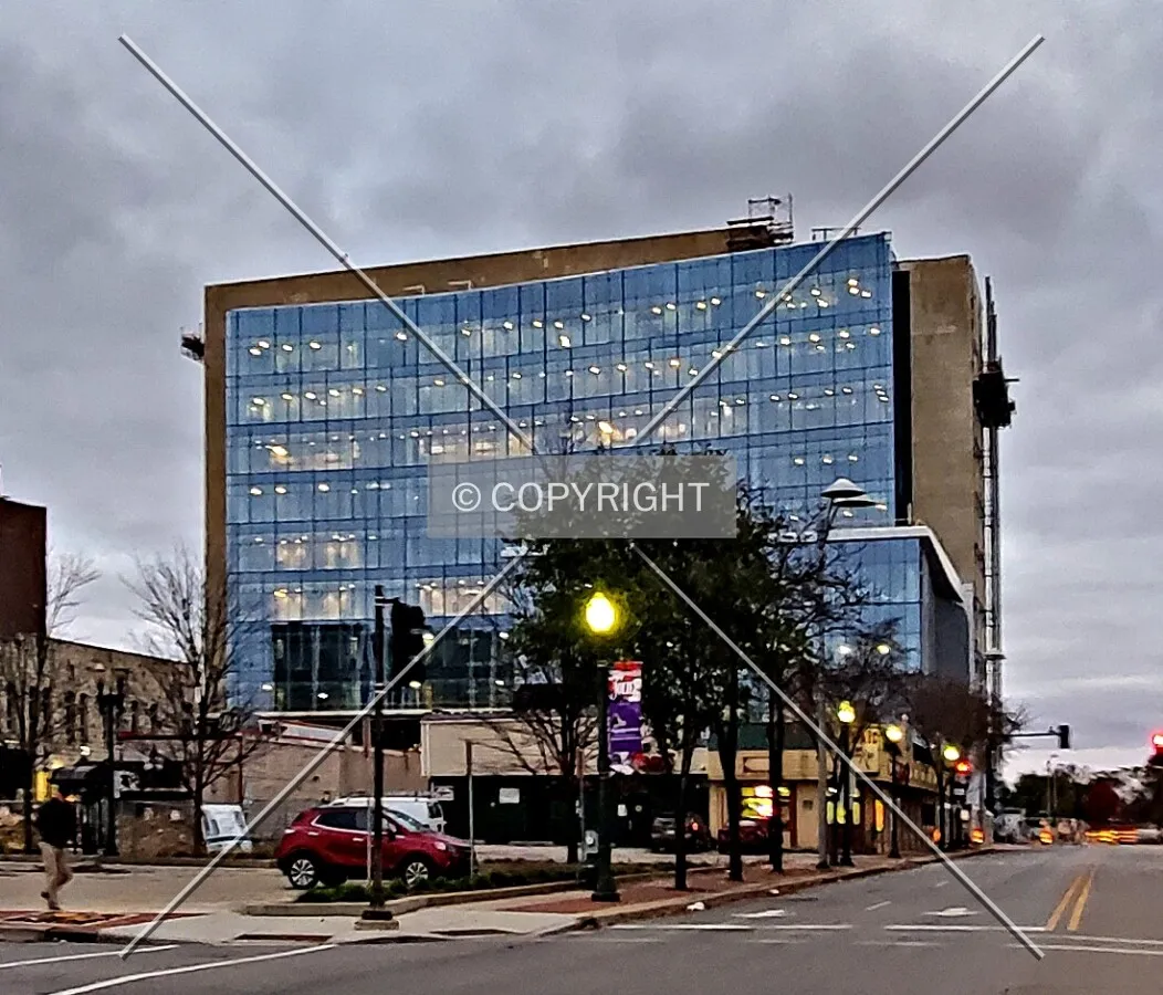 Northwest view during construction; November 2, 2019