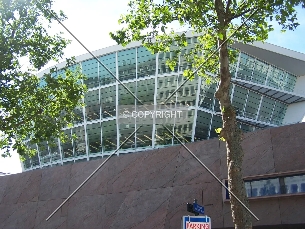 The municipal library's inverted pyramid