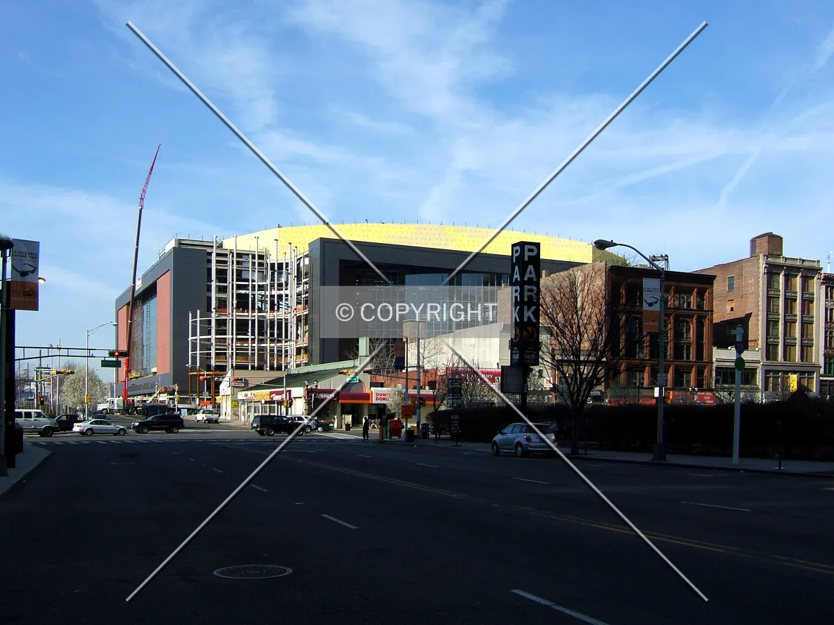 View from the northeast along Mulberry Street