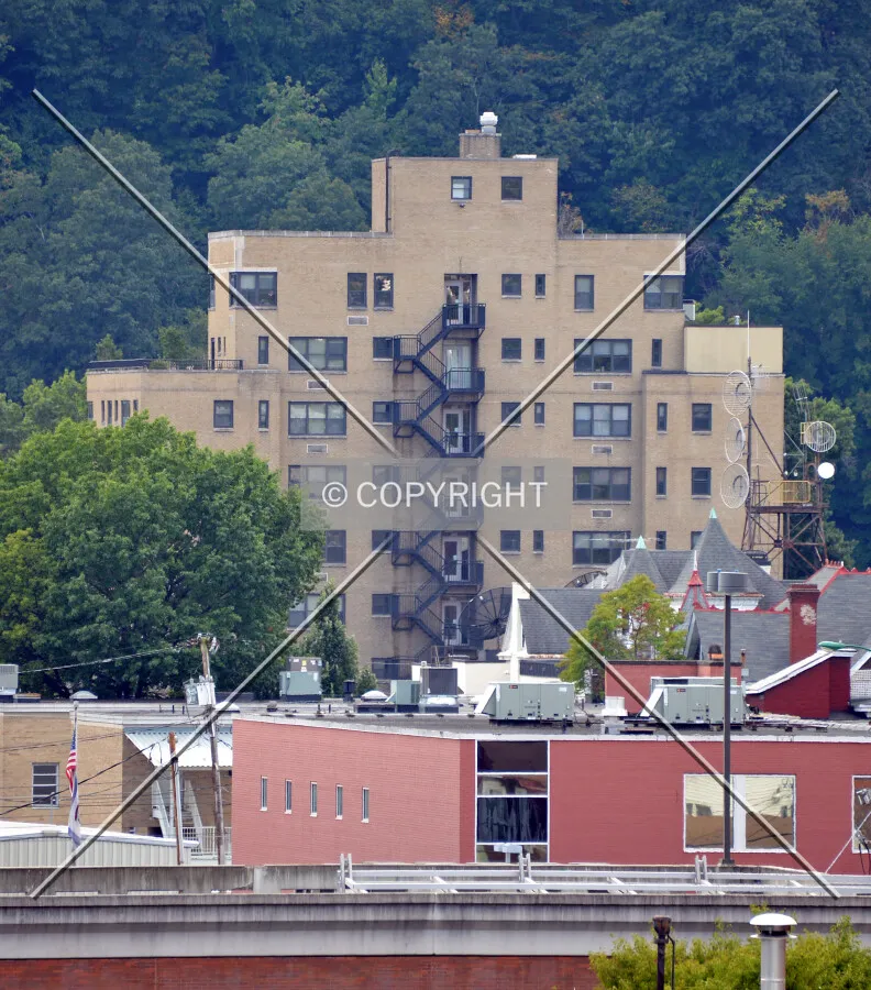 View from the northeast