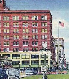 Vintage view from the south