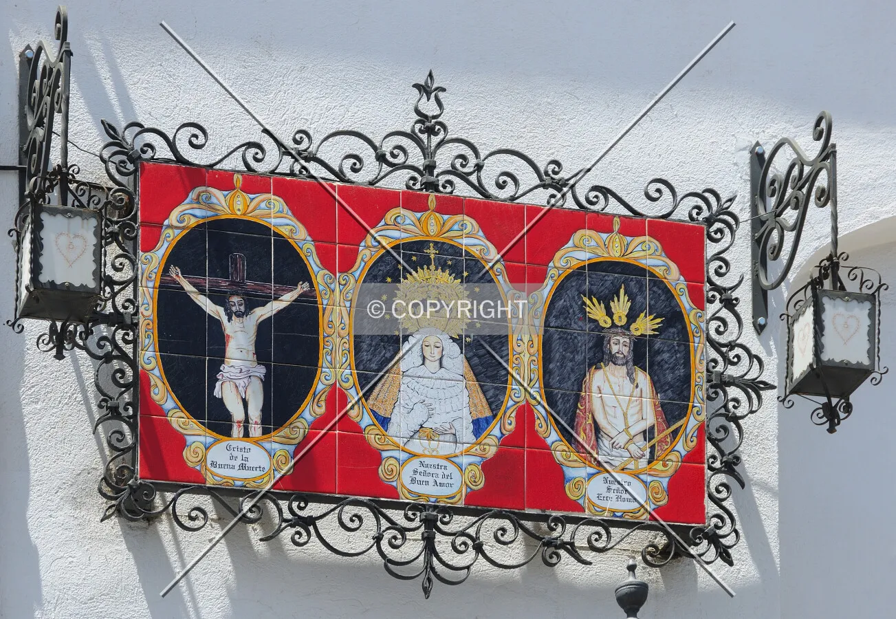 Religious mosaic in Ronda