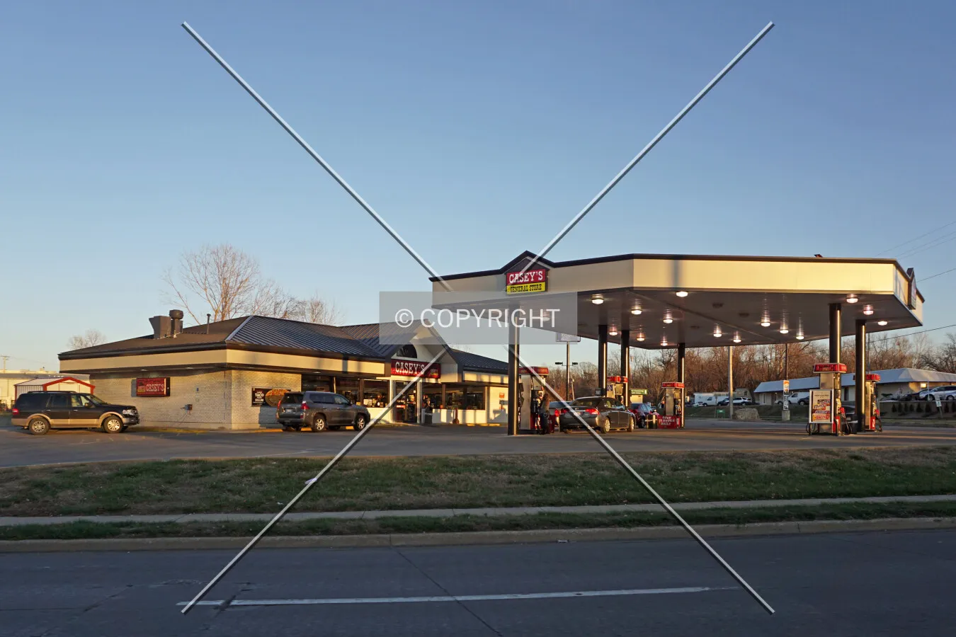 View from the west; December 19, 2015
