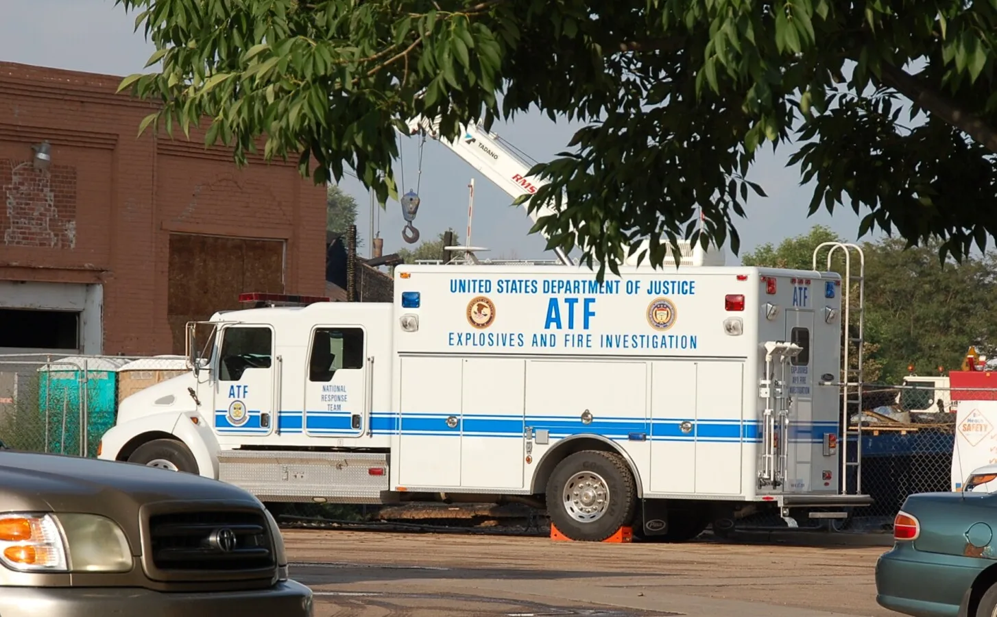 Federal investigators on site