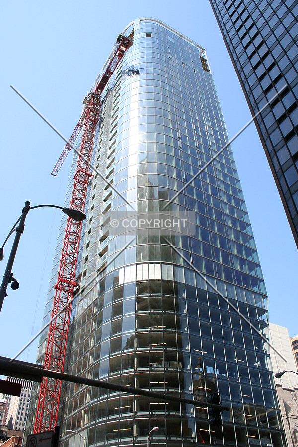 Looking up from the southeast