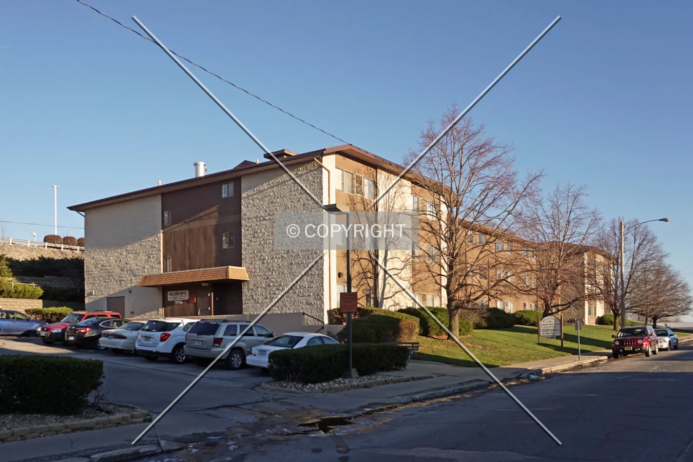 View from the west; December 18, 2015