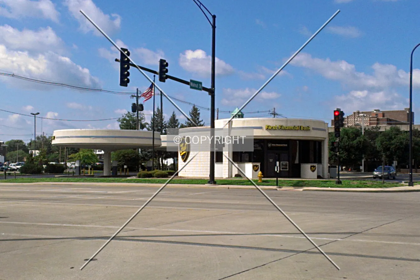 View from the southeast