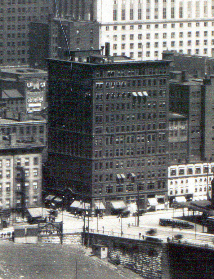 Vintage view from the southwest
