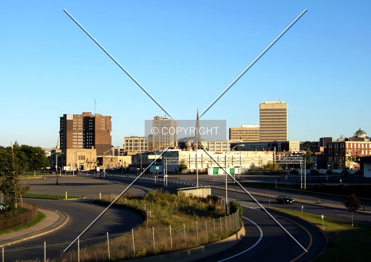 Downtown from the northwest