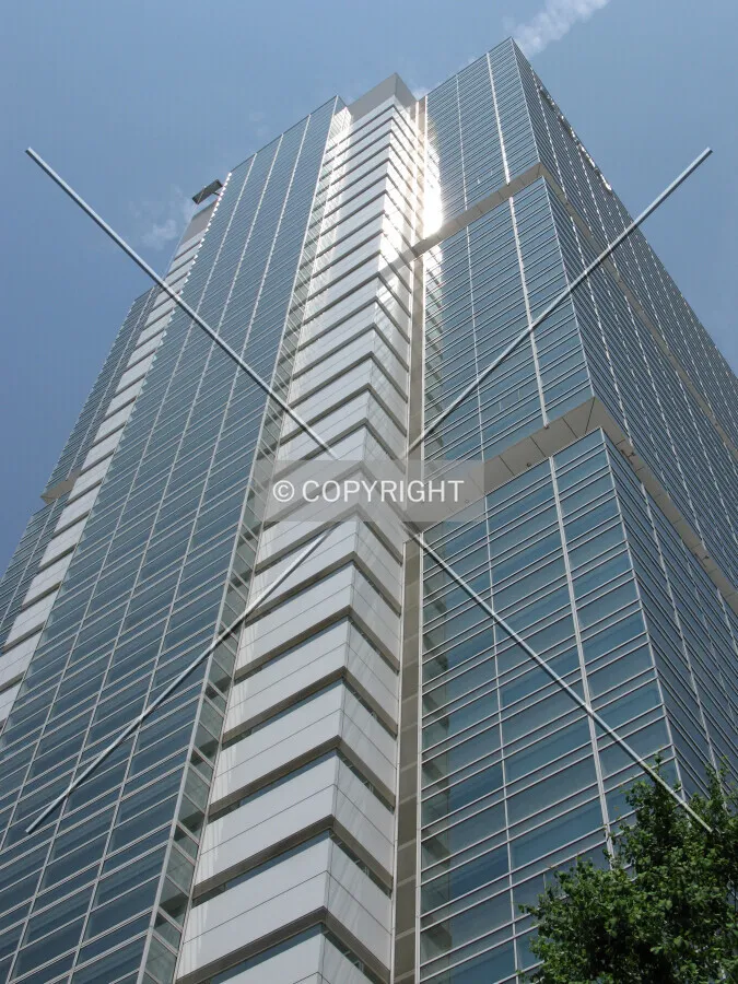 Looking up from the south