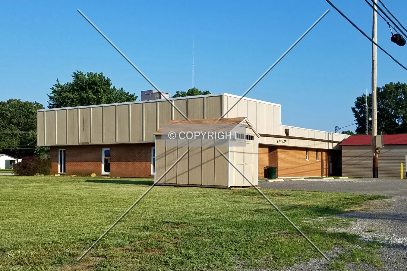 View from the northwest; July 5, 2016