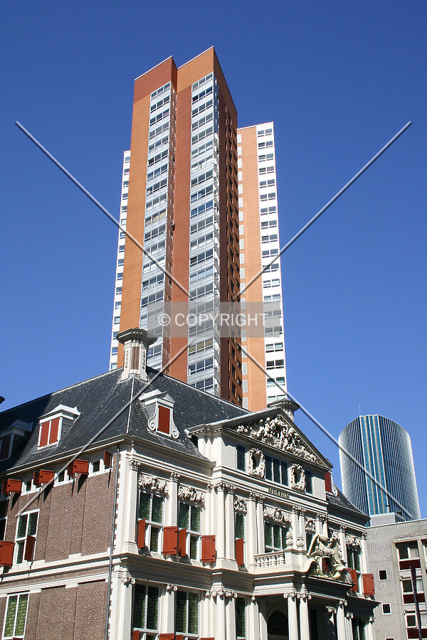 Towering above the historic Schielandhuis