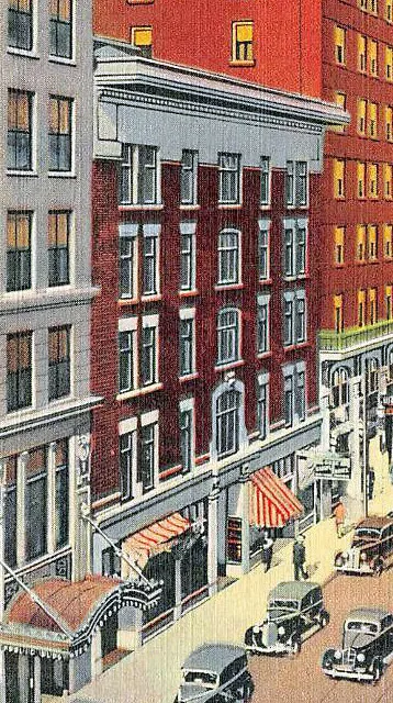Vintage view from the southwest
