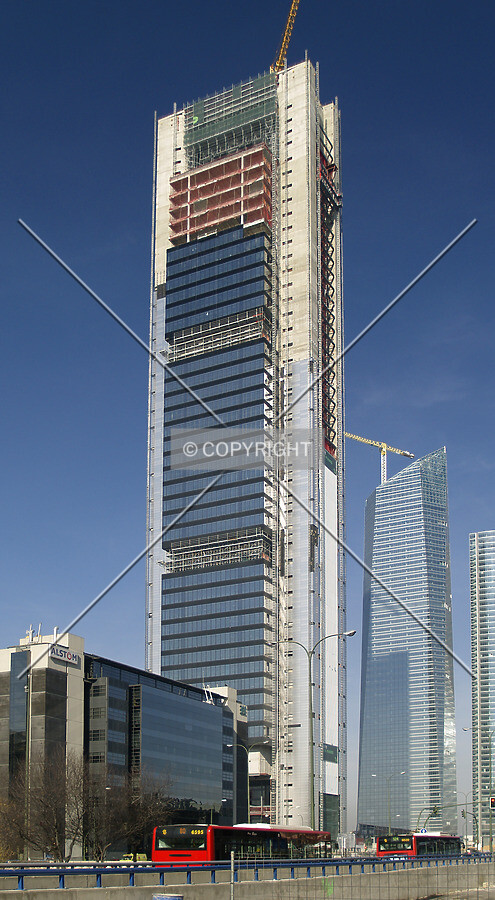 View from Paseo de la Castellana