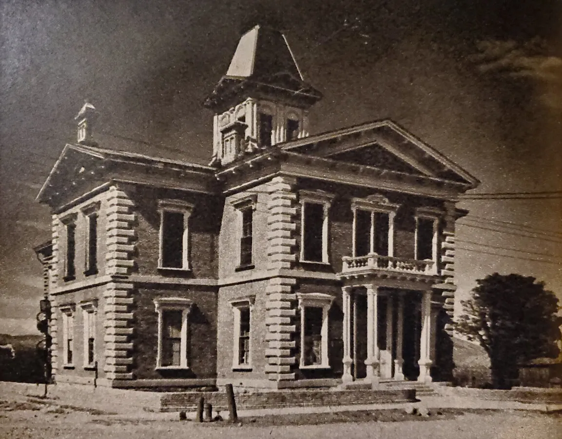 Vintage 1940's view from the northeast