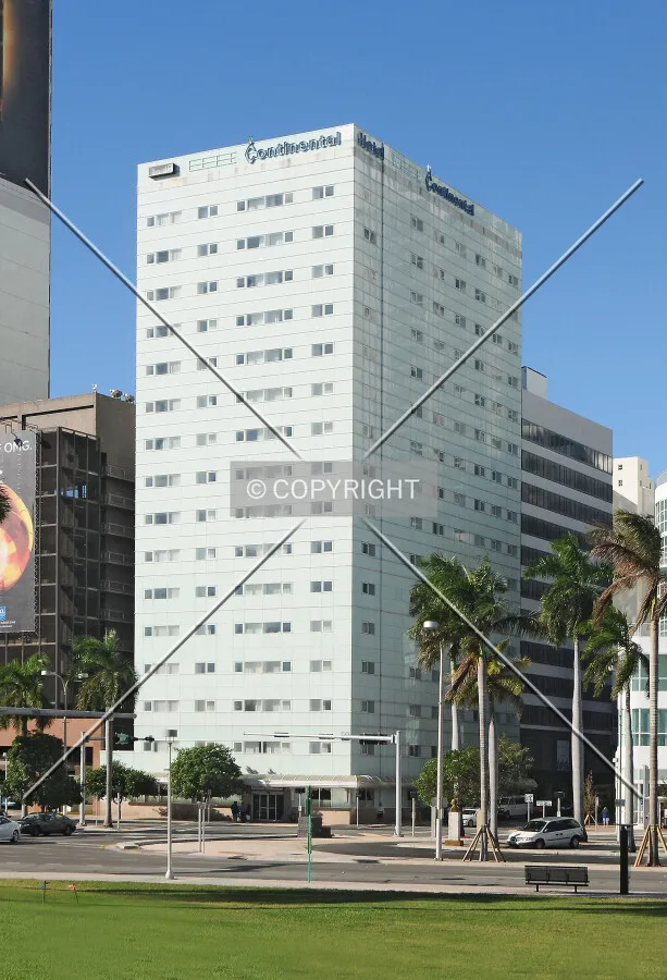 View from the northeast across Biscayne Boulevard