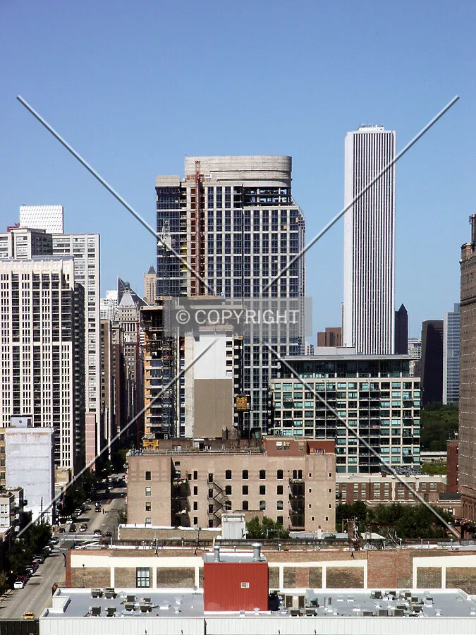 Looking north from 1819 South Michigan