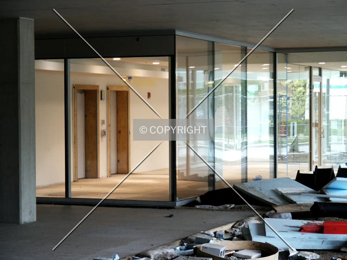 Lobby seen from outside