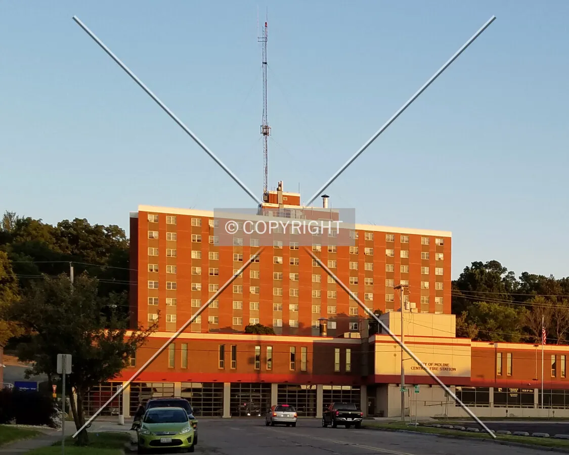 View from the north; August 12, 2017