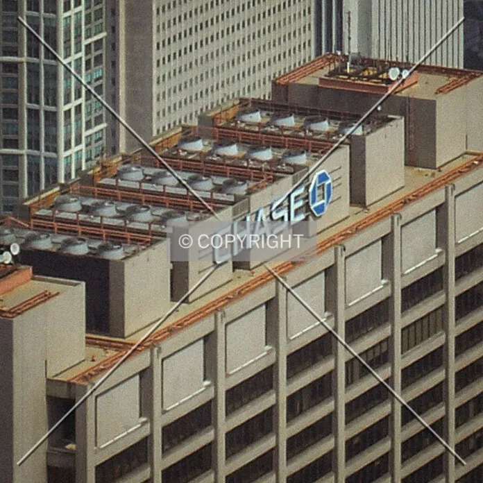 From the Willis Tower observation deck to the southwest; August 29, 2008