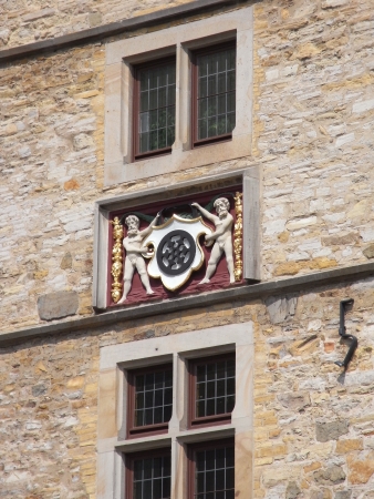 Facade ornament on Stadtwaage Osnabrück