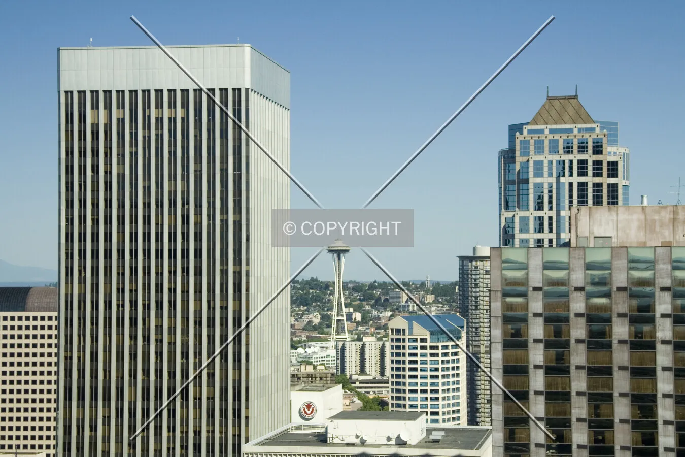 Looking northwest from Renaissance Madison Hotel