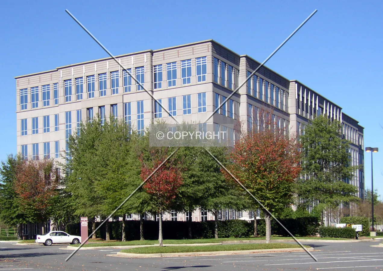 Looking northwest from the building parking lot