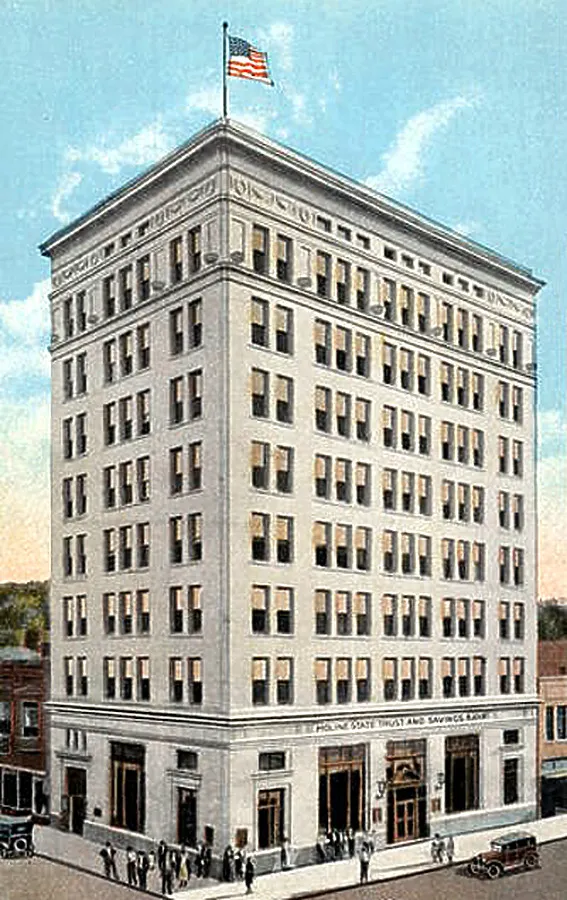Vintage view from the northeast