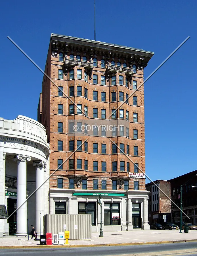 View from the southwest across Penn Street